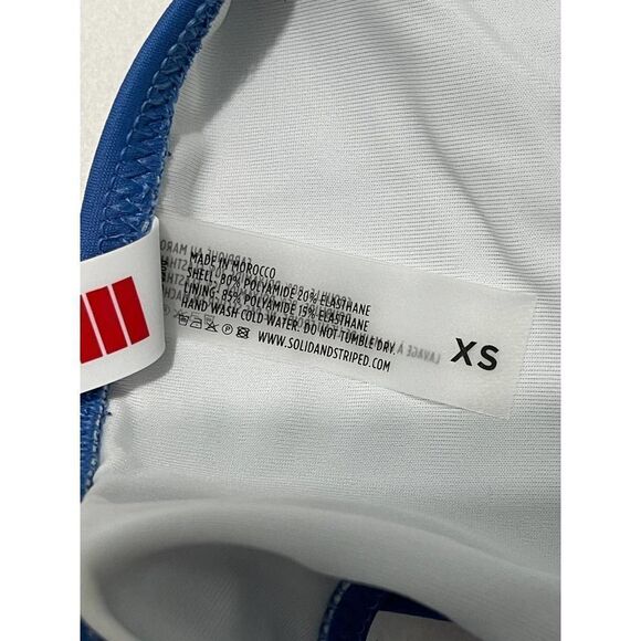 Solid & Striped The Rachel Bikini Swim Bathing Suit Bottom Azure Blue XS - Picture 4 of 13